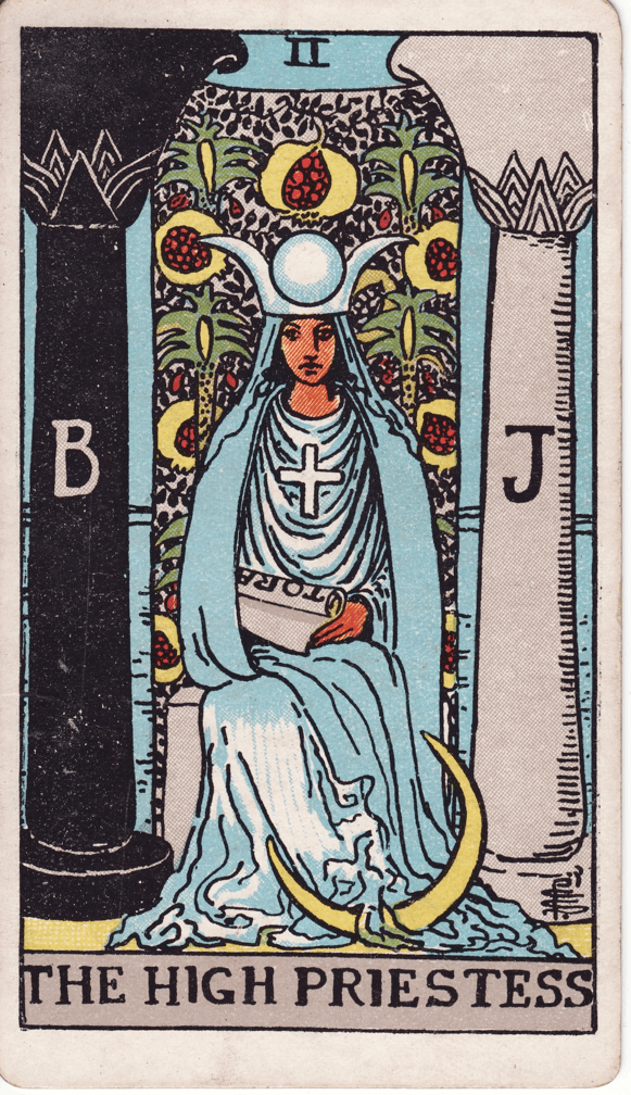 The High Priestess tarot card